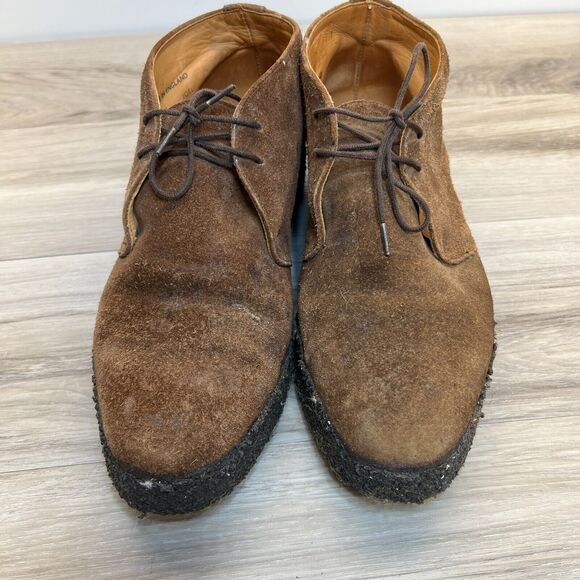 Shipton & Heneage Men's Joel Brown Suede Chukka Boots Size 9 Made in England - Picture 6 of 11